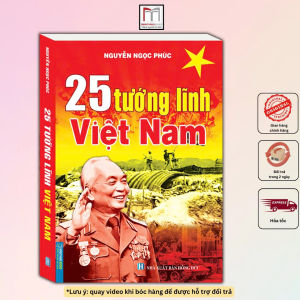 Sách - 25 tướng lĩnh Việt Nam ( bìa mềm )