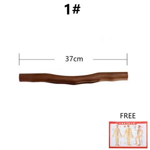 Ship 24H刮痧棒Carbonized Wood GUA SHA Stick Shoulder and Neck Massager Back Scraping Leg Slimming Tool Massage Stick碳化木刮痧棒肩颈按摩器背部刮腿瘦身工具按摩棒