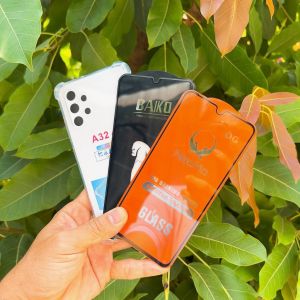 Combo 2 cường lực BAIKO kèm ốp chống sốc SS A15 A21S A24 A25 A32 A33 A34 A31 A51 A52S A54 A54 A71 A73
