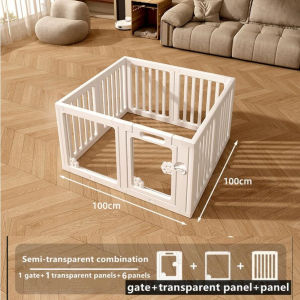 【🔥🔥SG SPOT】DIY Dog Fence Transparent Indoor Free Combination Acrylic Dog Playpen Splicing Isolation