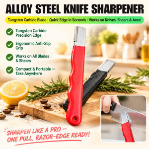 ✨Alloy Steel Knife Sharpener✨Sharpening Stone / Honing Rod / Diamond / Abrasive Grit / Portable Knife Sharpener / Edge-Grinding Tool / Sharpening Tool磨刀器