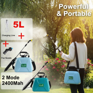 COD TaffHOME Semprotan Tanaman Elektrik Sprayer Kebun Serbaguna Set Lengkap Shoulder Type 5 Liter MX5L