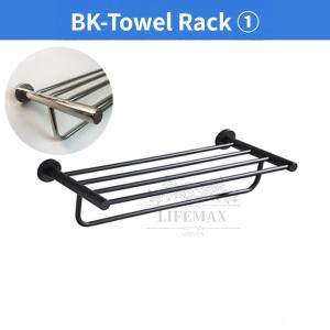 [SG Seller]Rustproof 304 Stainless Steel Foldable Towel Rack - Wall Mounted with Hooks for Bathroom