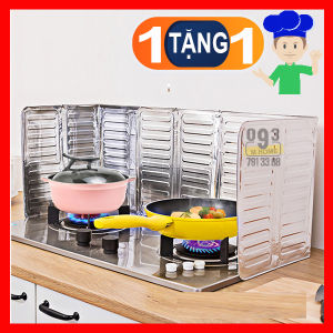 Combo 2 Tấm Chắn Dầu Mỡ Vách Ngăn Văng Dầu Giữ Vệ Sinh