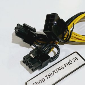 Cáp chuyển nguồn 8 Pin ra 6 Pin (2 đầu 6 Pin) / Chia nguồn 8 Pin 1 ra 2 (6 Pin / 8 Pin) / Nối dài nguồn 8 Pin