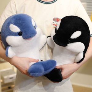 35/50cm Kawaii Killer Whale Plush Toys Stuffed Orcinus Orca Fish Doll Cute Shark Cartoon Soft Sleep Pillow Kids Girls Baby Gift2026