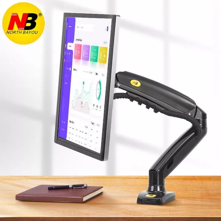 NB North Bayou F80 Monitor Desk Mount Stand Full Motion Swivel Monitor ...