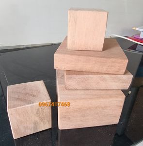 Khối gỗ vuông xếp hình lập phương mini-khối gỗ vuông decor mini-cục gỗ vuông-cục Miếng gỗ vuông trang trí khối gỗ tự nhiên kê chân kê tủ kệ giá rê