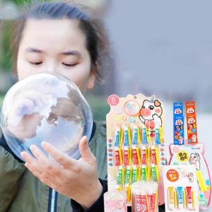 YOUSHI TOP Outdoor Fun Children Toy Plastic Balloon Boys Girls Kids Toy Space Balloon Magic Bubble Glue Bobo Ball Toys Colorful Bubble Ball Bubble Glue Toy