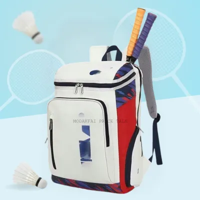 Yonex Tournament Badminton Bag Sports Backpacks in Black White Blue Red Green Yellow.