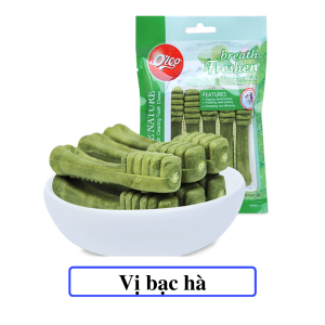 [Hoàn Tiền 10%] Xương gặp cho chó Orgo 90g hình bàn chải giúp chó sạch răng thơm miệng