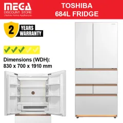 HITACHI R-ZXC740WS-X / R-ZXC740WS-XTN 735L 6-DOOR FRIDGE (3 TICKS