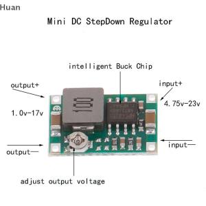 🎄【Special price】Huan 3A MINI DC-DC Step Down Converter volt Regulator 5V-23V ถึง3.3V 6V 9V 12V
