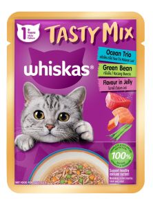 Mars Whiskas Tasty Mix in Jelly - วิสกัส เทสตี้มิกซ์ อิน เจลลี่ (70g)