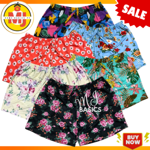 6 PCS CASUAL SUMMER PAMBAHAY Shorts / Adult Comfy Shorts / Tiktok Shorts Small to PLUS SIZE