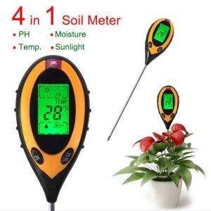 Alat Pengukur Kesuburan tanah 4 in 1 Temperature & Kelembapan Tanah Soil Moist PH Analyzer