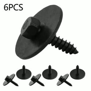 Aria Car Screw 6pcs Set A0019906036 Accessories Black For Benz W203 W204 W207 Kit Under Engine Sheet New High Quality 7K5N3