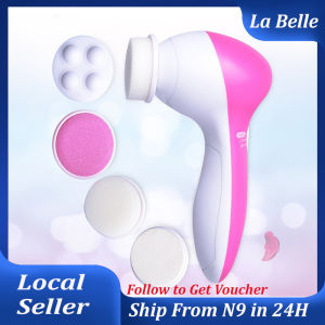 5 in 1 Face Cleansing Brush 5合1洗脸器洁面仪 Skin Care Facial Cleanser Massage Body Scrub Brush Acne Cleaner Beauty Face Care Skin Care Mesin Pencuci Muka