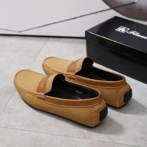 TOPSIDER PURE Leather fashion driving shoes for men #A36