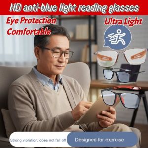 Ultra Light Eye Protective Presbyopic Glasses Comfortable for Sports Daily Wear Anti Fatigue for Middle Aged and Elderly