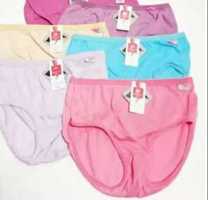 MURAH ISI 12 PCS celana dalam wanita dewasa Lusinan Warna Polos /Sempak Harian wanita