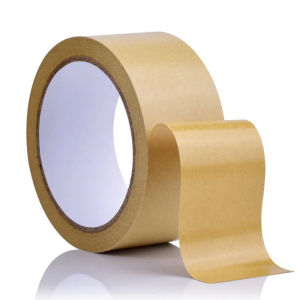 20Meters/roll Kraft Paper Brown Adhesive Masking Paper Tape For Box Sealing Kraft Paper Tape Packaging Tools