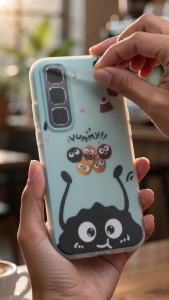 PBZZ Jelly color 2 in 1 Case for Realme c75 c71 c75x C73 C100i c100x c100 4g phone casing hard case shockproof Cover new design aesthetic pink cute cartoon for girls GDHQKL2