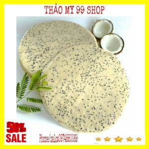 {GIÁ RẺ-FREESHIP} BÁNH TRÁNG CỐT DỪA MỸ LỒNG BẾN TRE ( TÚI 10 BÁNH LỚN) CHƯA NƯỚNG- THẢO MY 99 SHOP