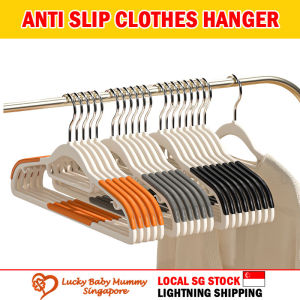 Multifunctional Anti Slip Hangers Thickened Non-Slip Clothes Plastic Hangers Households/ Rainbow Culture