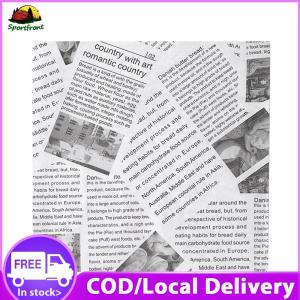 Disposable Waxed Deli Paper Sheets 500pcs 25x25cm for Burgers Fries and Sandwich Wrapping