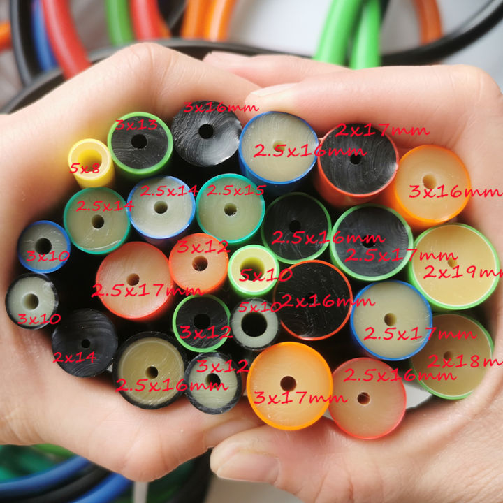 1 meters spearfishing band tubes 5mm*8mm/5mm*10mm/ 6mm*10mm/3mm