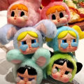 Original Pop Mart Crybaby Powerpuff Girls Series Action Figures Vinyl Face Plush Anime Figure Desktop Decoration Popmart Model Toy. 