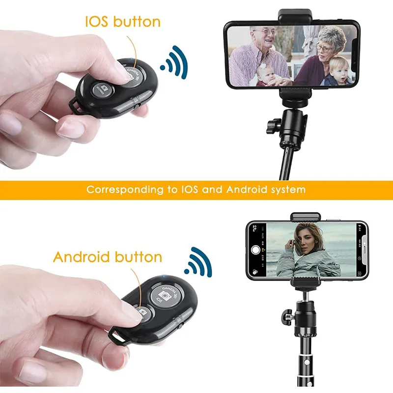 KIPRUN Bluetooth Camera Remote Control Shutter for Smart Phones