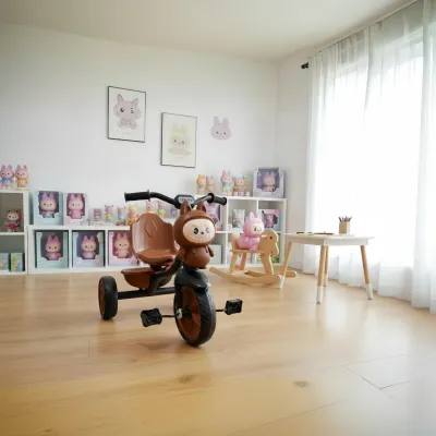 Kids Tricycle with Music & LED Lights - Cute 3-wheel Bike para sa Toddler