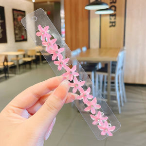 [Gnker] Childrens Hair Clip Braided Hair Small Flower Hair Buttons Hairpin Girl Cute Headdress Girl Mini Hair Claw Hair Accessories