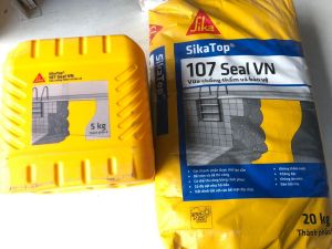 SikaTop®-107 Seal VN Chính hãng (bộ 25kg). Vữa chống thấm và bảo vệ đàn hồi.