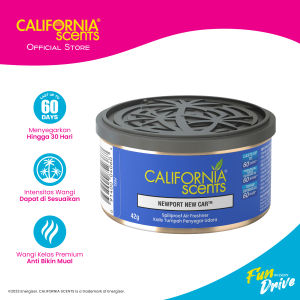 California Scents - Spillproof New Port New Car Serbuk Kayu Pengharum Pewangi Parfum Mobil Ruangan Lemari Kamar