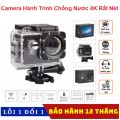 Camera Hành Trình Láp Xe Máy, Gắn Mũ Bảo Hiểm, Chống Nước 4K Sports Ultra HD DV, Kết Nối Wifi Chống Rung - Hỗ Trợ Quay Đêm. 