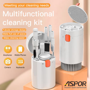 ASPOR 20in1 Cleaner Kit Computer Keyboard Brush Earphones Cleaning Pen Camera Phone Screen Electronic