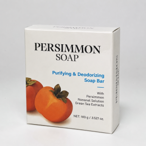 Natural Persimmon Nonenal Odor Removal Soap Deep Hydration Anti-Aging Facial Body Soap
