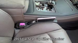 Good product2PCS Car Seat Gap Filler No Drop Seat Guard Organizer Car Essentials Effectively Prevent Things from Falling Off Between Seat & Console for Car SUV Truck (Universal Black)1