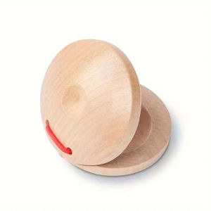 Wooden Castanets Percussion Flamenco Musical Instrument Kids Toys Wooden Castanets Childrens Toy