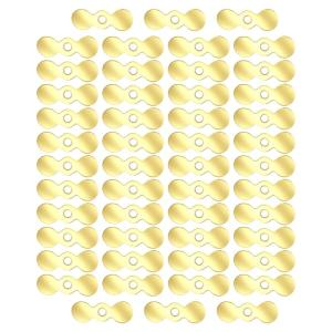 50pcs câu cá cánh quạt Sequins bay cánh quạt trên mặt nước Mồi Câu Cá Mồi Câu Cá cánh quạt lát thay thế