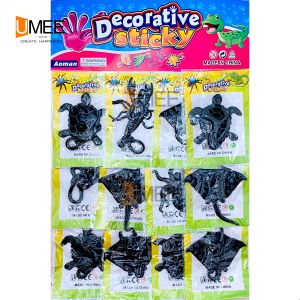 12Pcs Party Gift Big Sea Animals Sticky Pad for Party Gift-Lootbag Filler