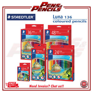 Staedtler Luna Permanent Coloured Pencils 136 12S 12L 24L 26L 48L Colour Pencil / Colored Pensil / Color Pensils