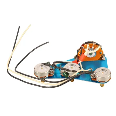 SKJK Quick Install Guitar Wiring Harness Metal Multicolor Prewired Pickguard Premium Enhanced Tone Guitar Accessories Guitar Enthusiasts