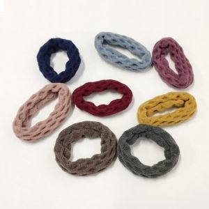 SUPERMALL Ikat Rambut Korea Elastis Motif / Karet Rambut / Kuncir Rambut Warna Warni A078