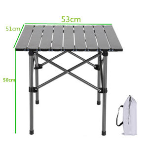 Bold and Thick Portable Outdoor Folding Table with Storage Bag Egg Roll Table Picnic Camping Table Ounted House Garden 加粗加厚便携式户外桌