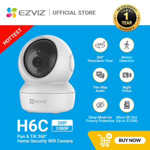DNY HD 1080P Wifi Camera Wireless 360°Pan/Tilt EZVIZ TY1 Indoor IP Cam Camera Connect Cellphone With Speaker Smart Night Vision Two-Way Talk CCTV Surveillance Baby Camera Hidden Camera Mini Spy Cam
