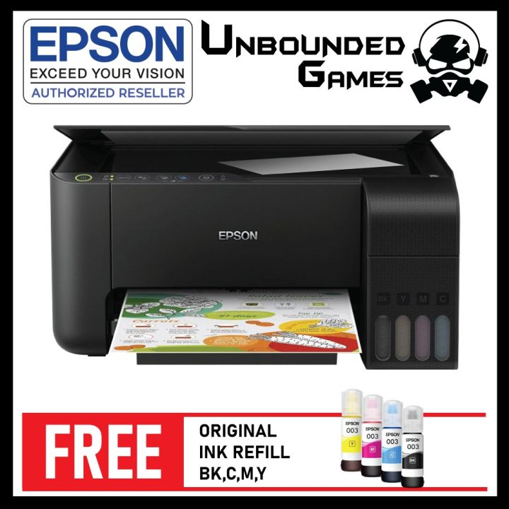 Epson EcoTank L3250 WiFi AllinOne Ink Tank Printer ( Print , Scan